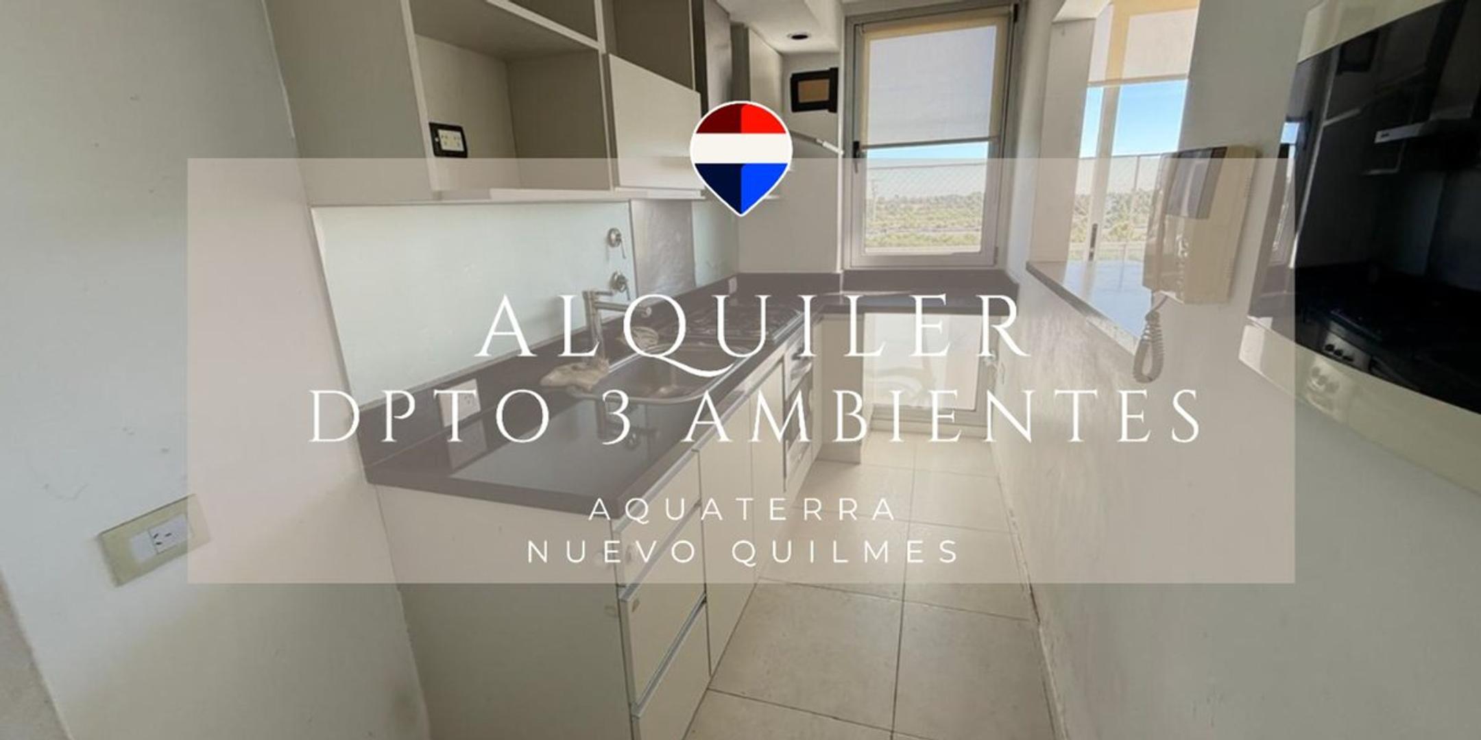 ALQUILER DEPTO 4 AMBIENTES COCHERA DOBLE AQUATERRA