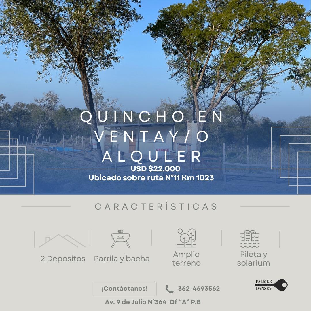 QUINCHO CON PILETA ENVENTA Y/O ALQUILER