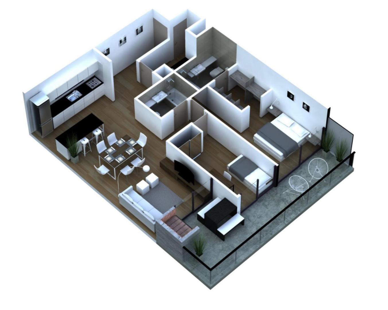 VENTA pozo LANUS Depto 3 am patio AMENITIS premium