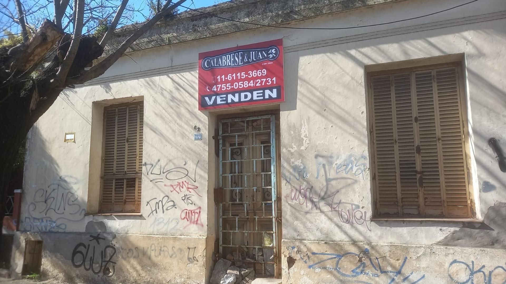 Terreno con casa para demoler