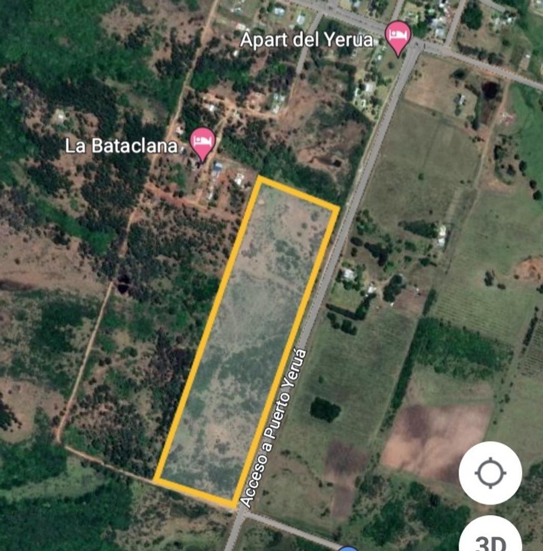 Puerto Yeruá-Excelente ubicación sobre acceso asfaltado