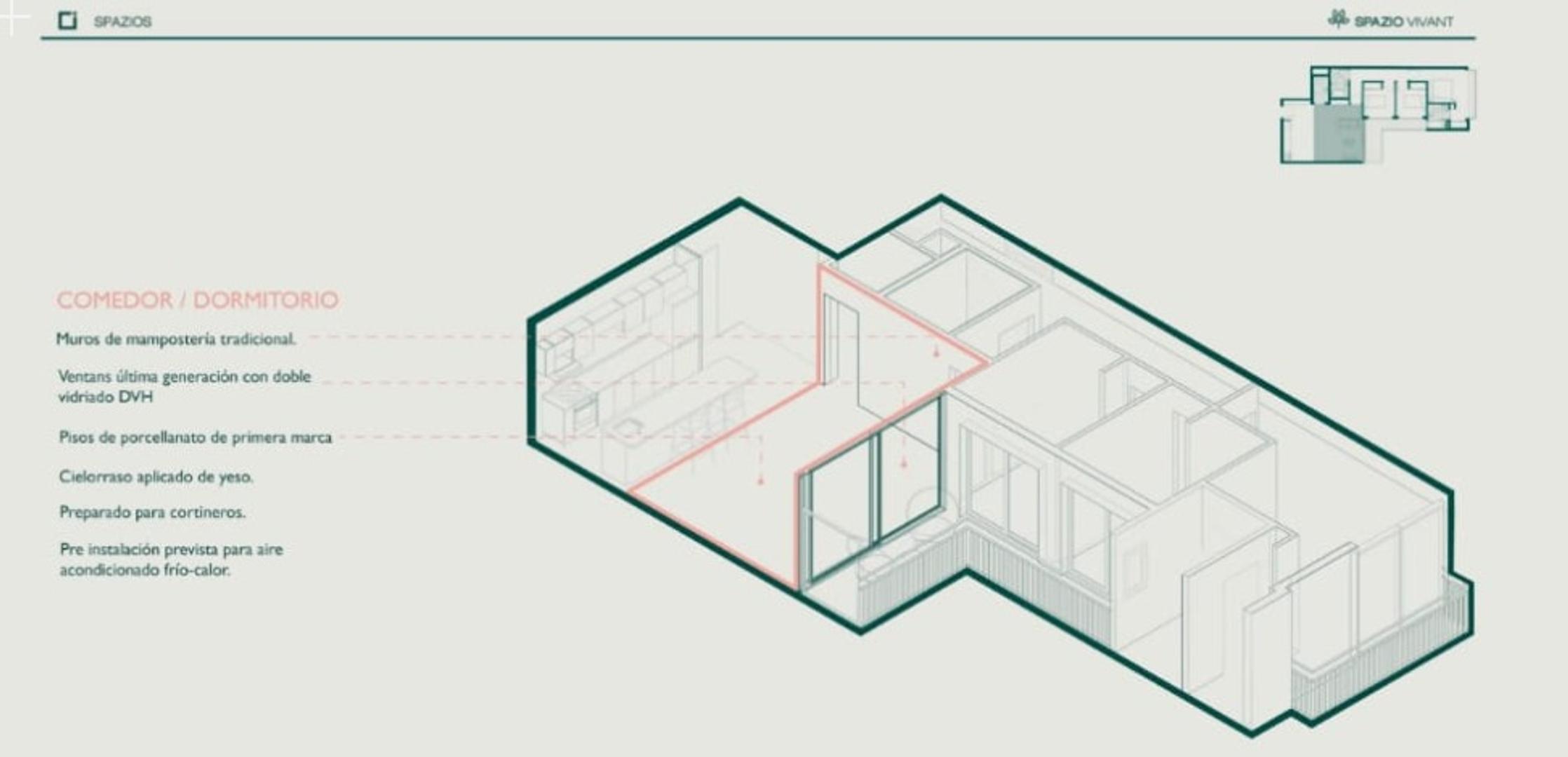 Departamento en Venta de 3 dormitorios
