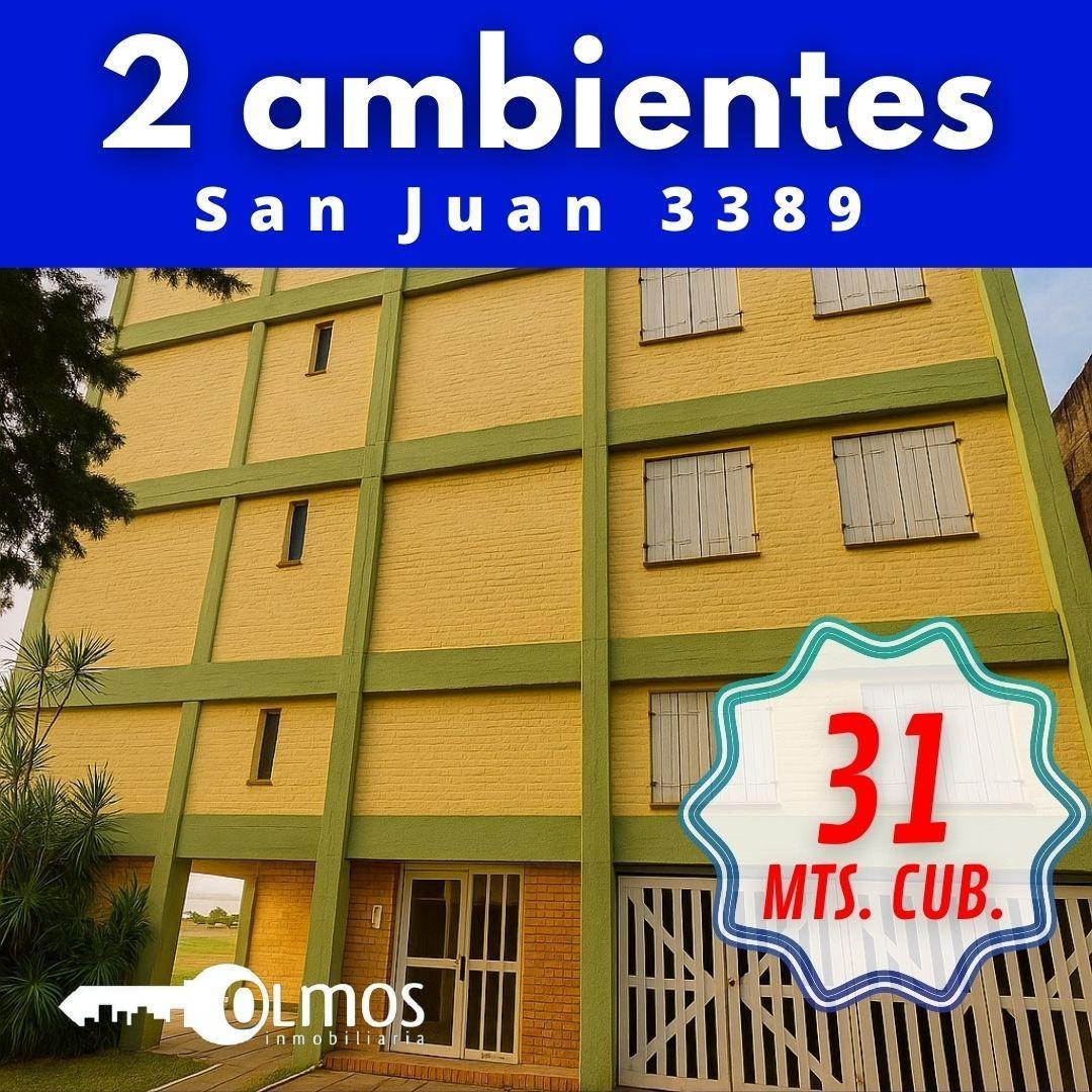 Departamento 2 ambientes, Cochera cubierta, Vista Al Mar