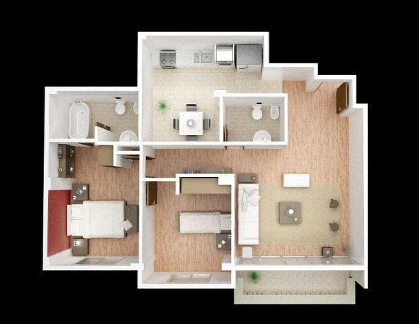 Departamento en Venta de 2 dormitorios