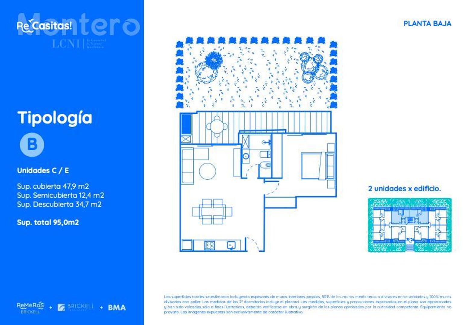 Departamento en Venta de 1 dormitorio