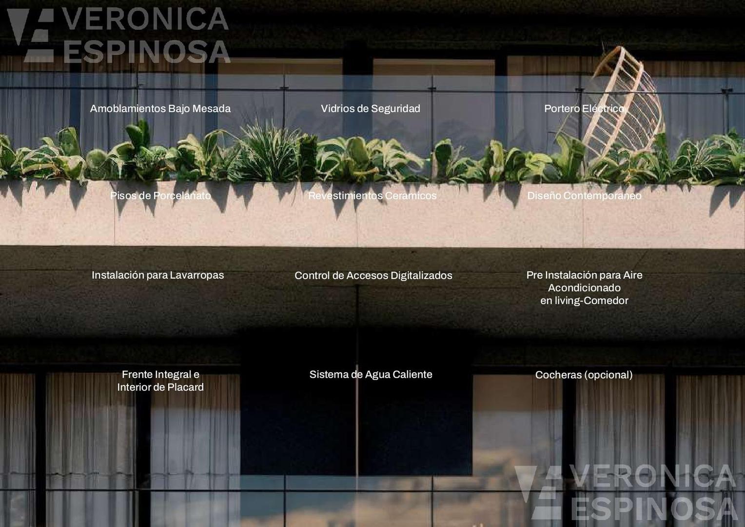 Departamento 2 ambientes con 1 baño