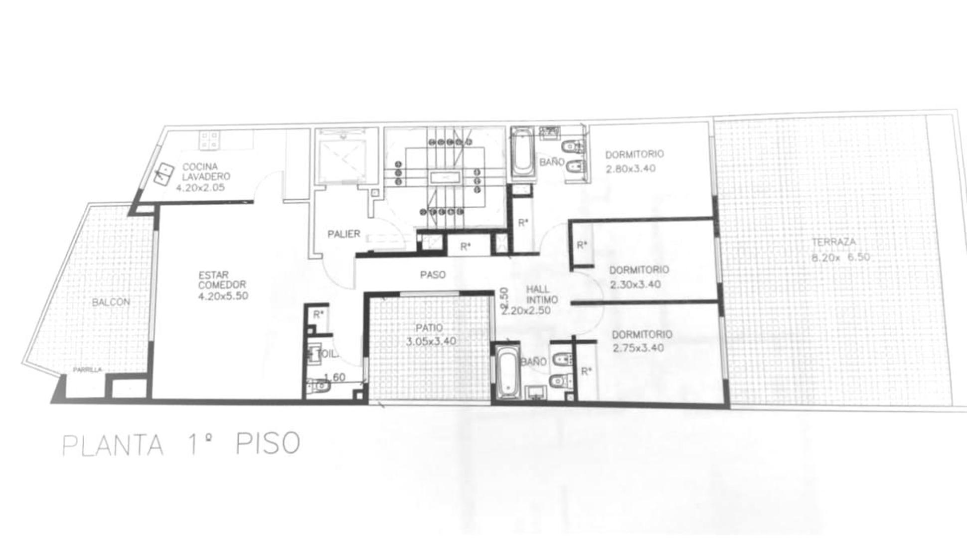 4 Amb con Parilla, 2 Patios y Cochera Belgrano - Virrey del Pino 2400 1