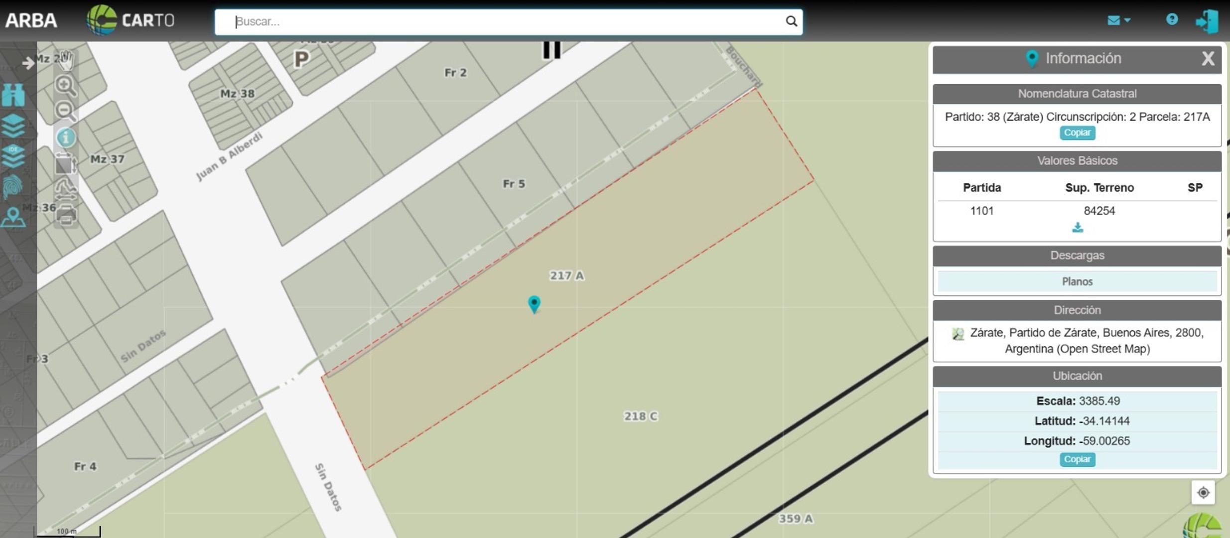 Terreno en Venta en Zarate, USD 2.000.000