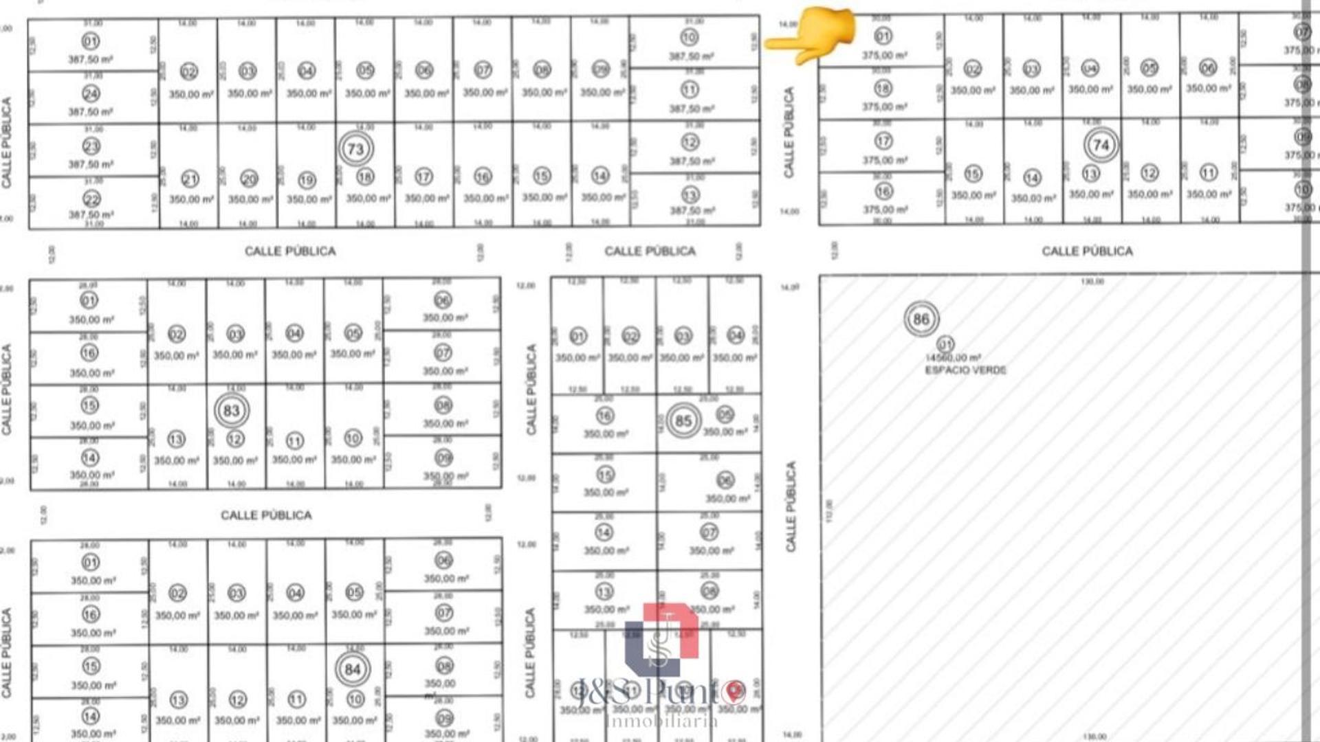 Terreno en Venta de 387,0 m2