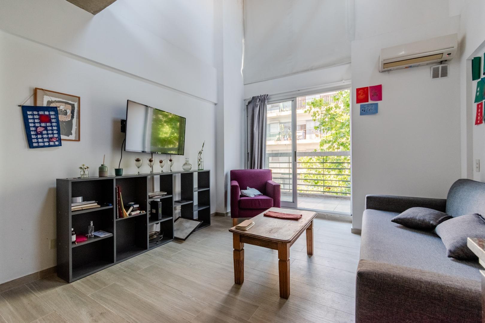 Departamento 2 ambientes con 2 baños