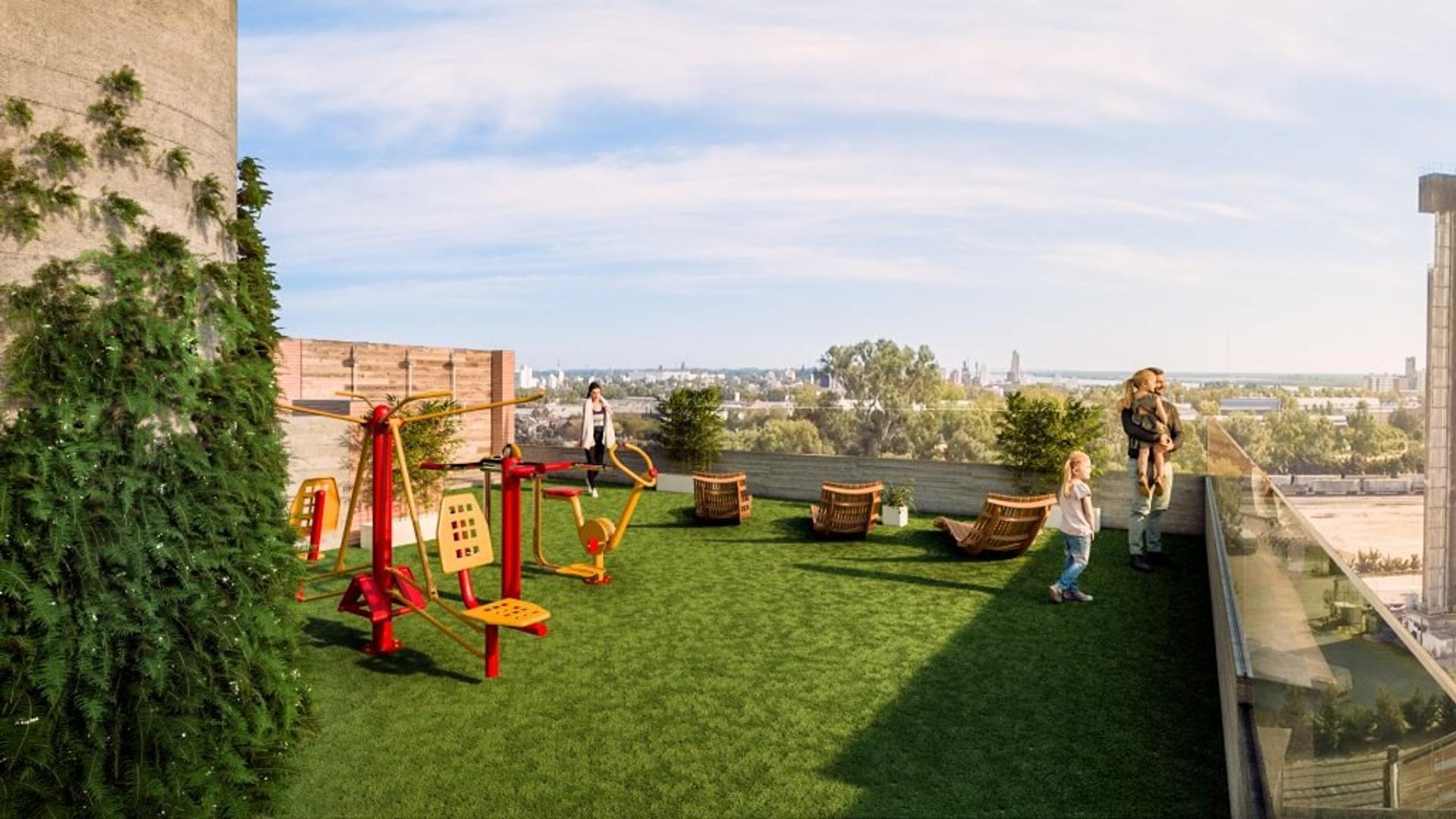 Departamento 2 ambientes con 1 baño