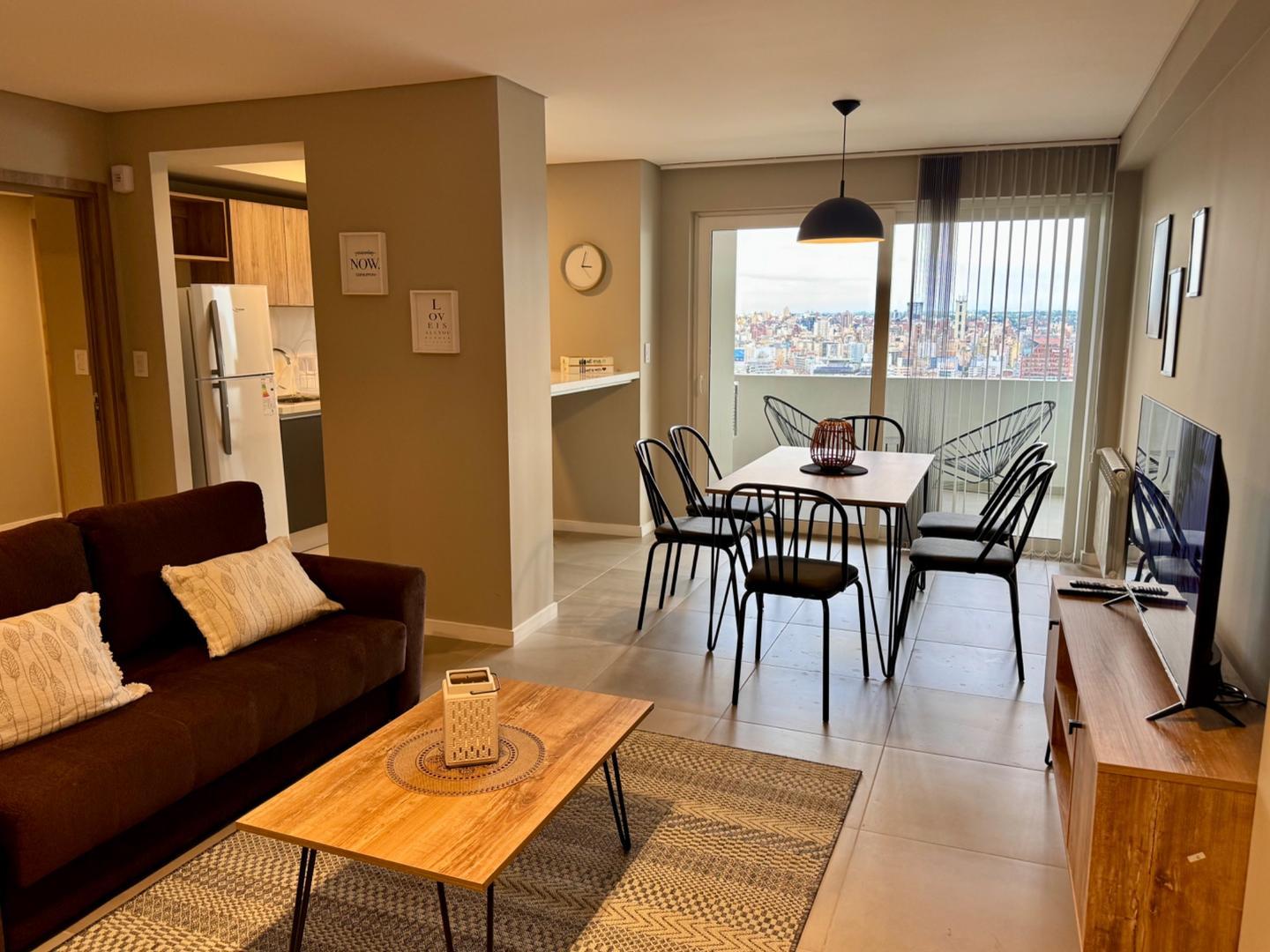 ALQUILO AMOBLADO DEPTO 2 DORMITORIOS CARDINALES COFICO