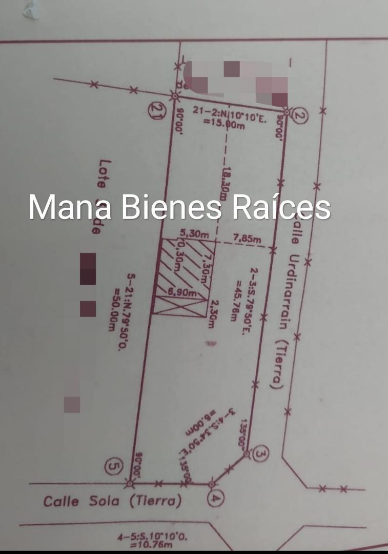 Terreno en Venta de 750,0 m2