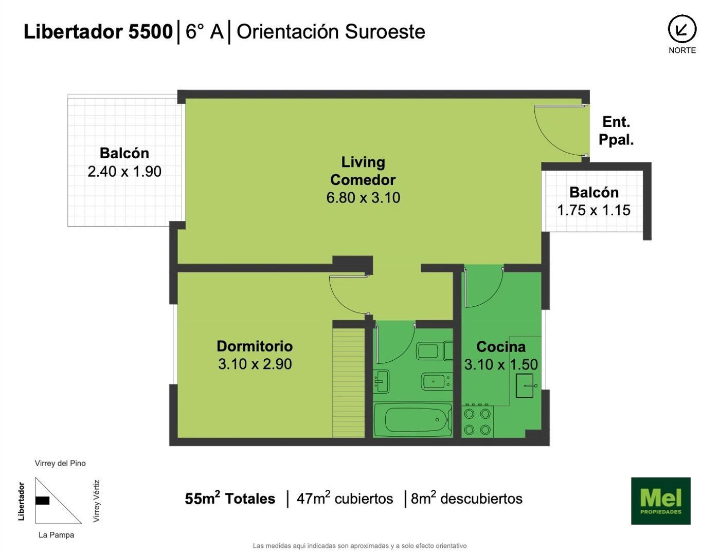 Av. Del Libertador 5500, Piso 6