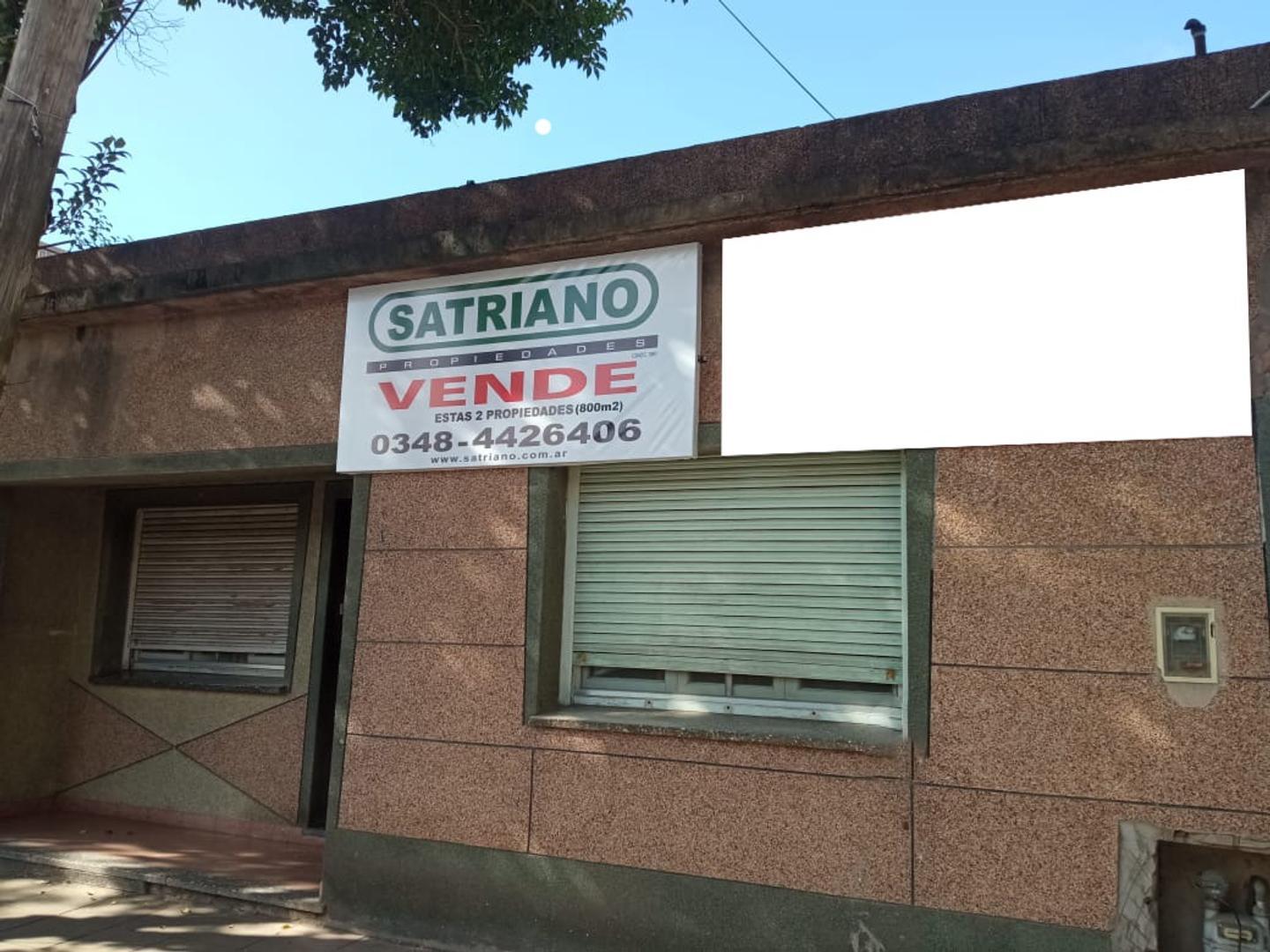 DOS(2) CASAS CON LOCAL EN EL FRENTE CON TERRENO