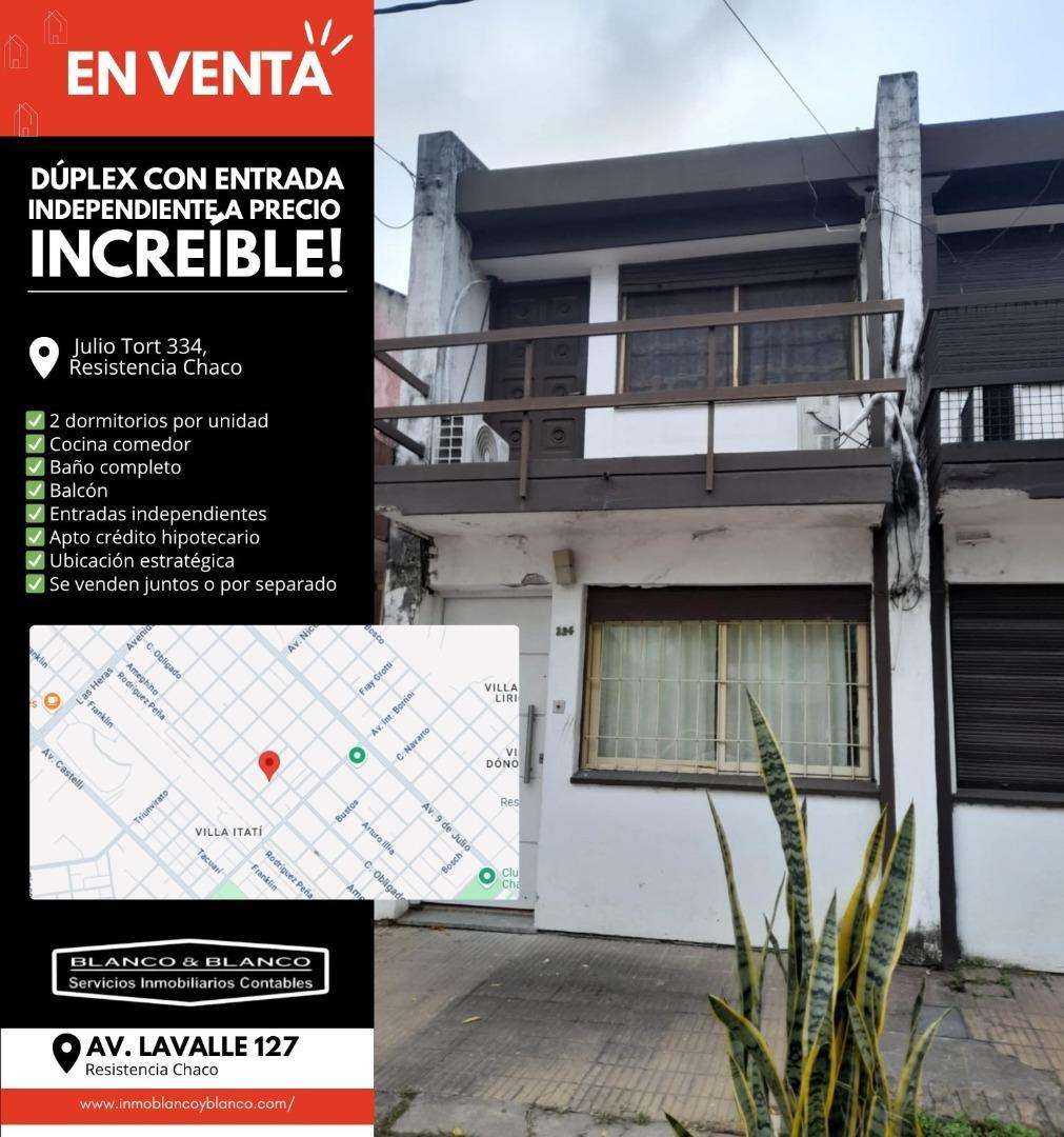 Se Venden dos Duplex de dos dormitorios cada uno