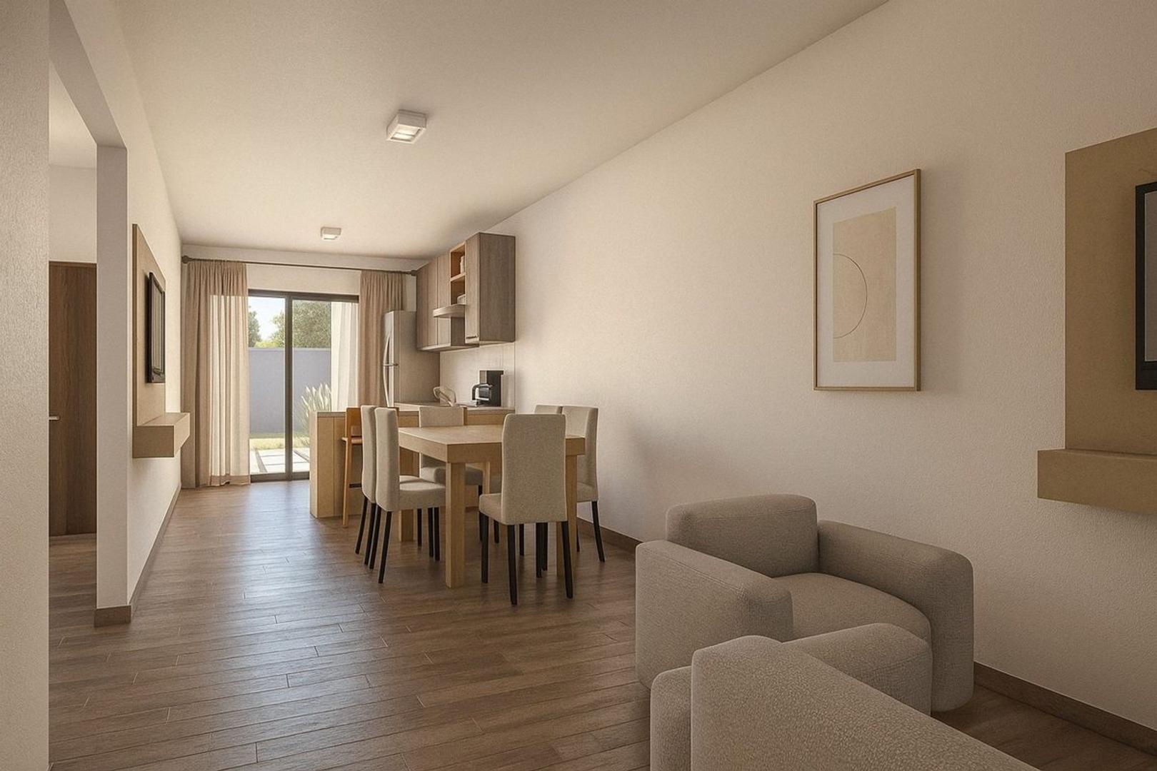 DUPLEX EN POZO ETAPA 2 DOCTA 2 DORMITORIOS 2 BAÑOS