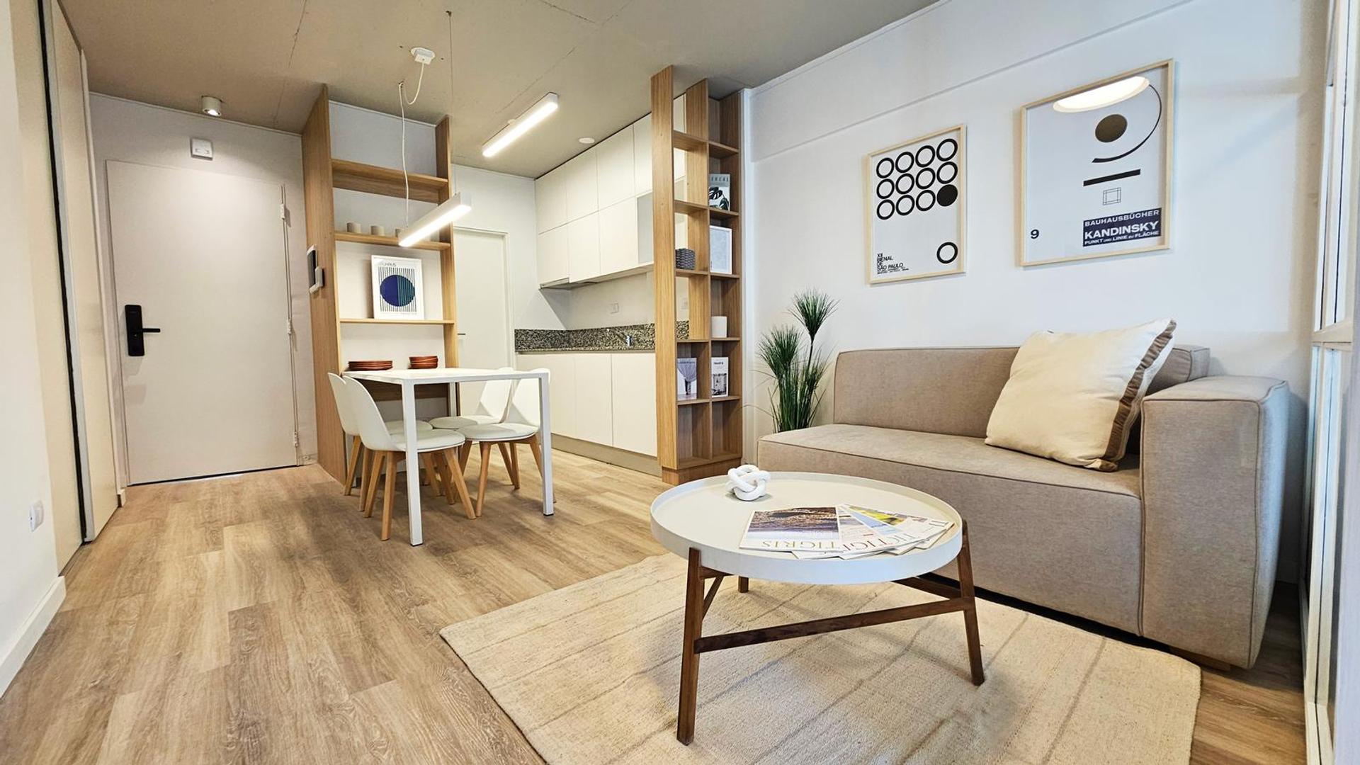 Departamento 2 ambientes con 1 baño