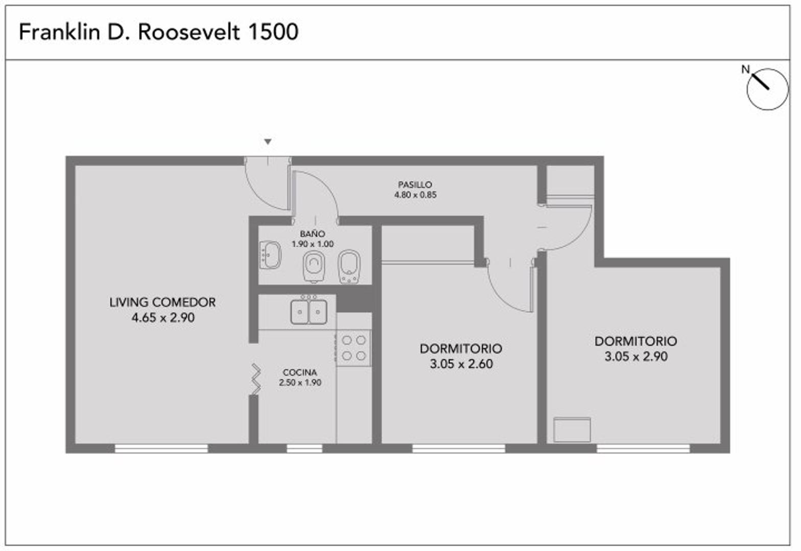 Roosevelt 1500 , Piso 9