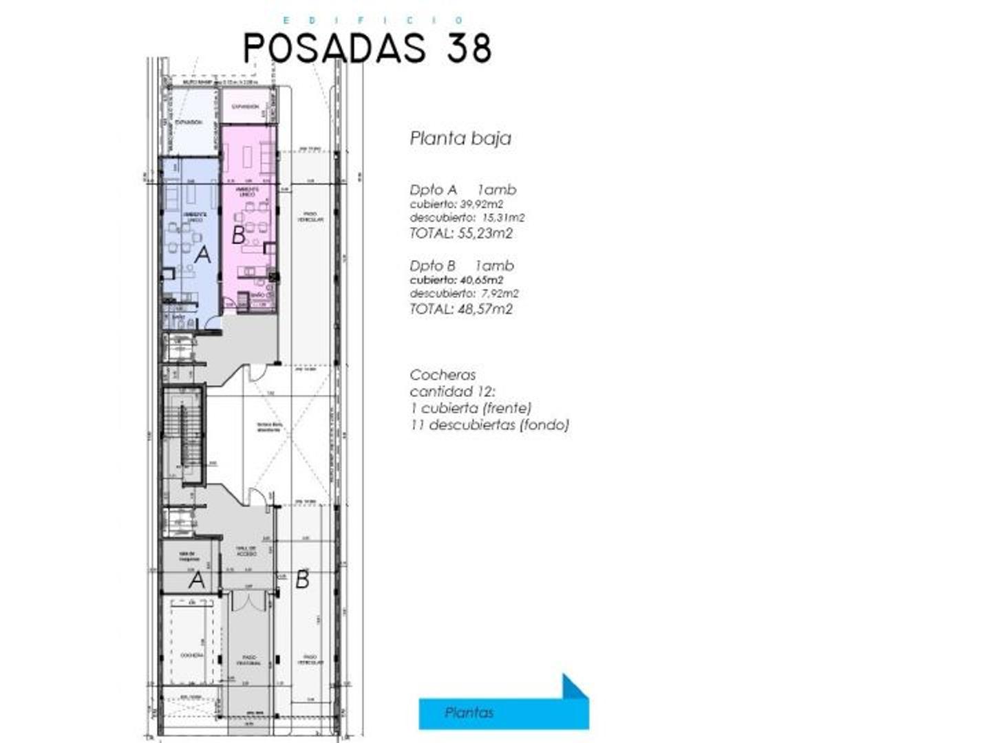 Departamento en Venta con 1 cocheras