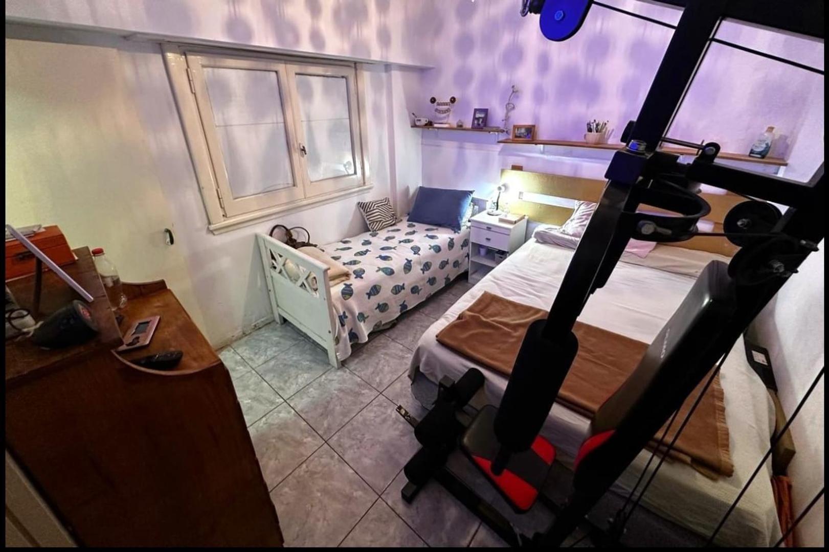 Departamento 2 ambientes con patio