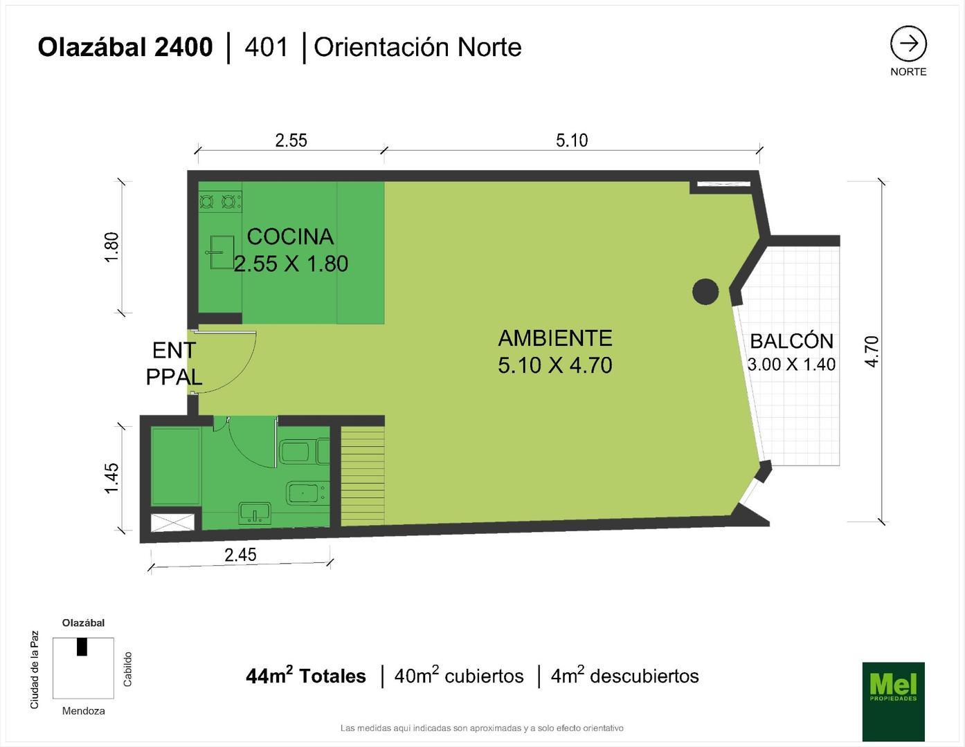 Olazabal 2400, Piso 4