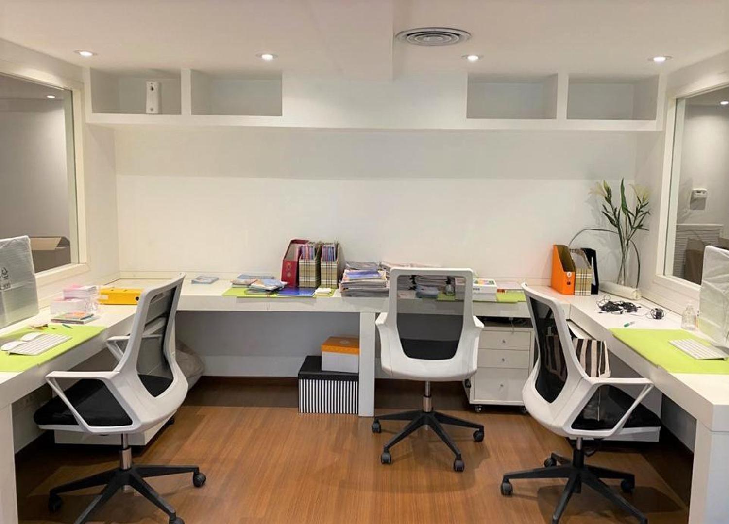 Oficina 4 ambientes con 2 baños