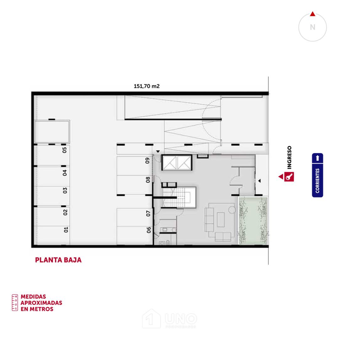 Departamento en Venta de 3 ambientes