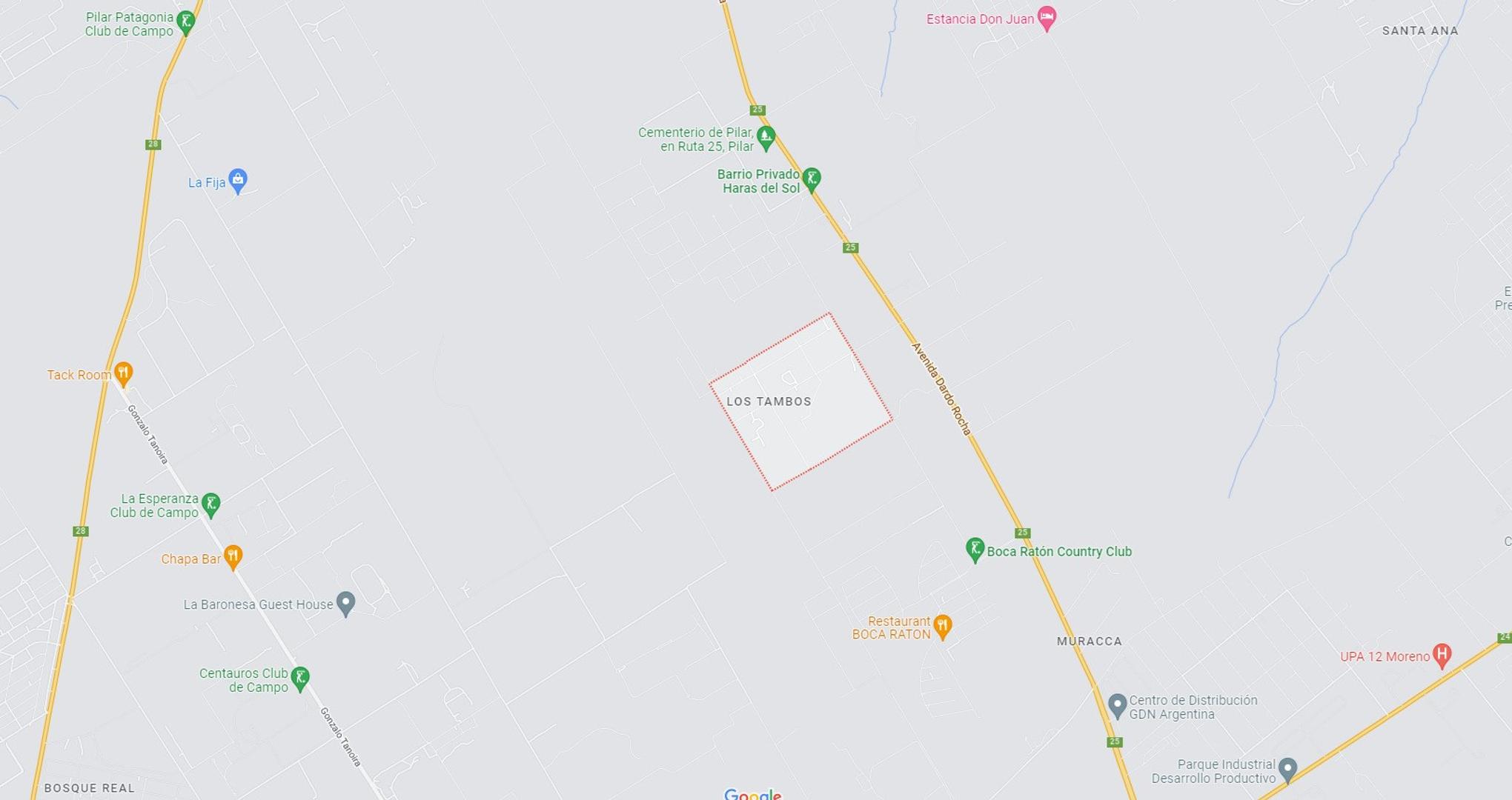 Los Tambos Ruta 25 Pilar km 100