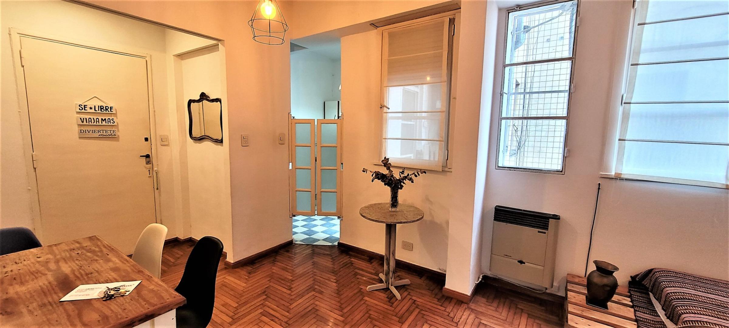 Departamento 2 ambientes con 1 baño