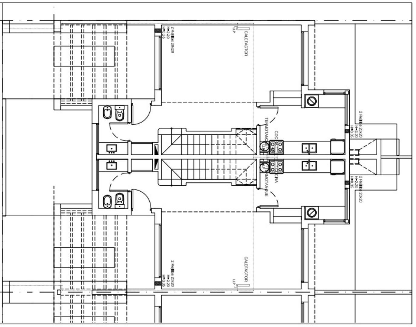 Casa 4 ambientes con 2 baños