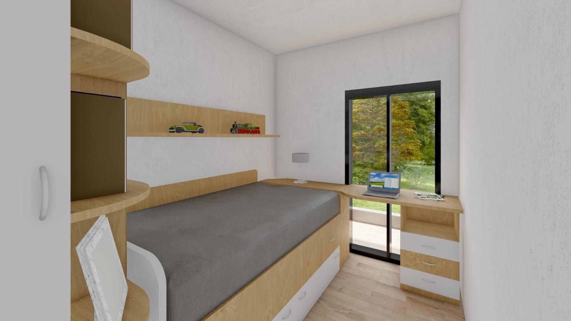 Departamento 3 ambientes con 2 baños