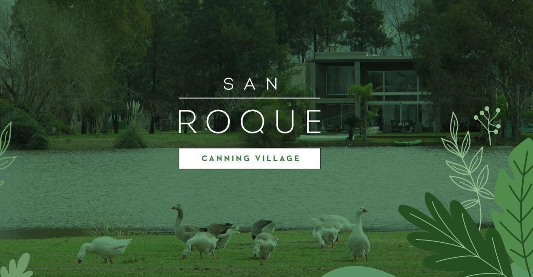 RBS. Hermoso lote en San Roque, Canning Village.