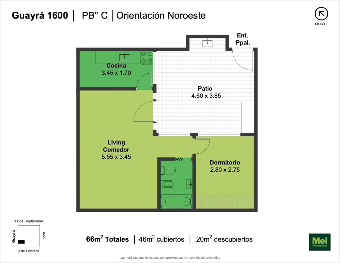 Guayra 1874 , Piso PB