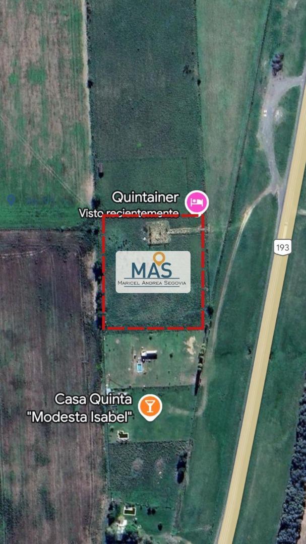 Terreno rural sobre Corredor del MERCOSUR