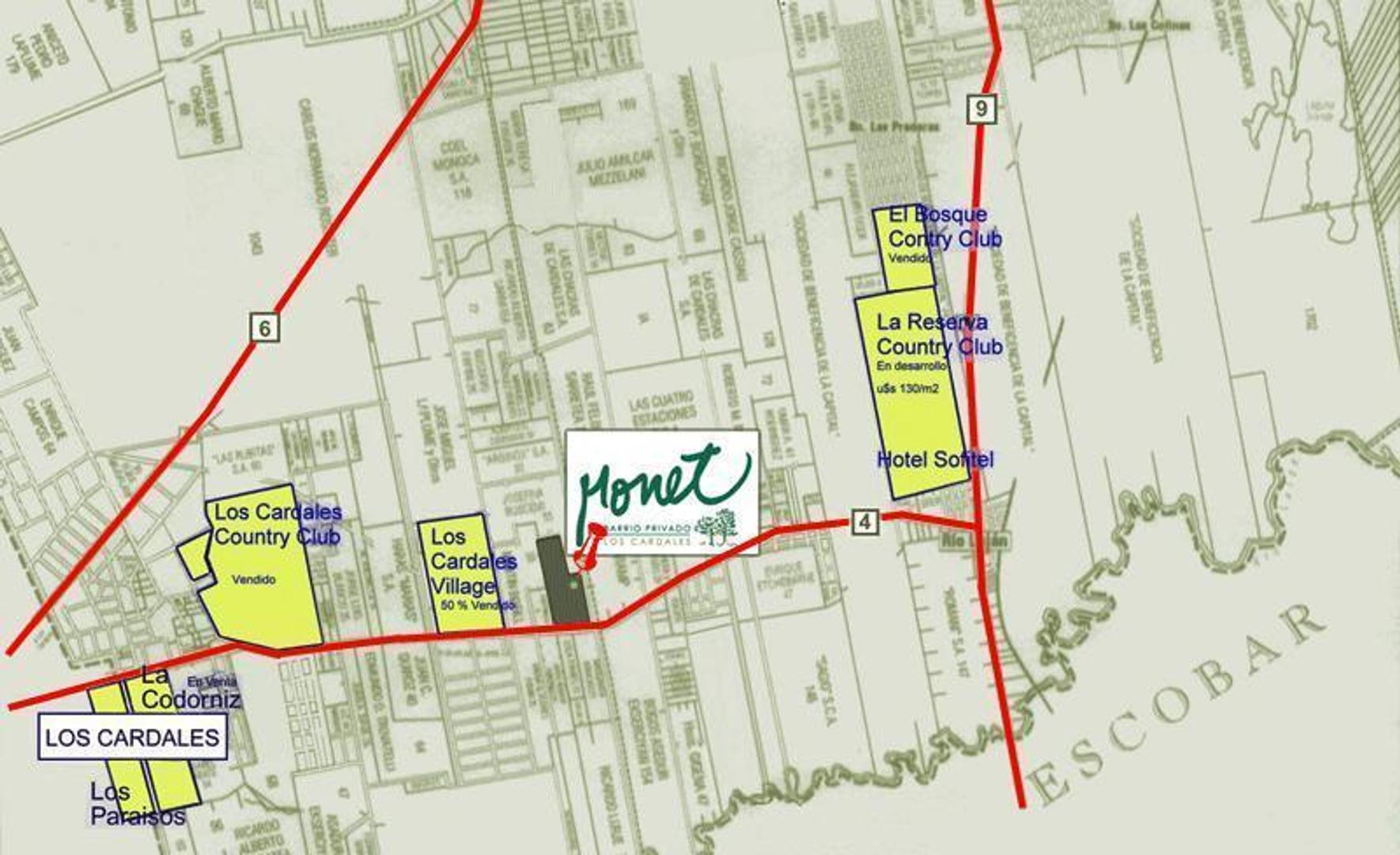 Terreno en Venta en Monet Barrio Privado, USD 38.000