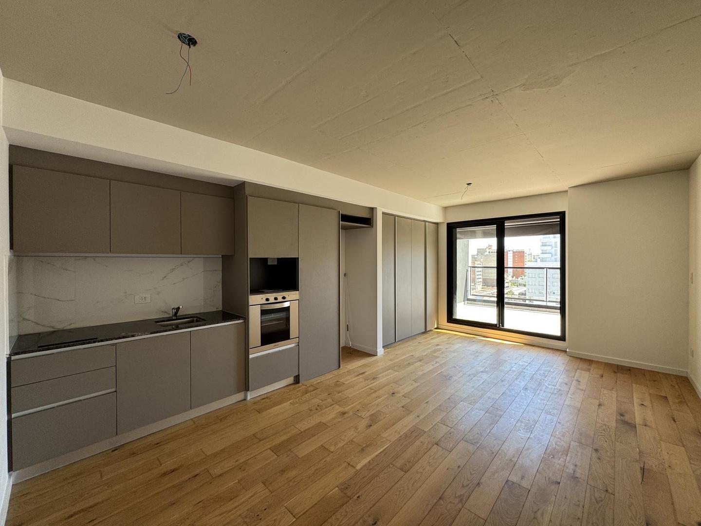 Venta Departamento monoambiente a estrenar con balcon terraza