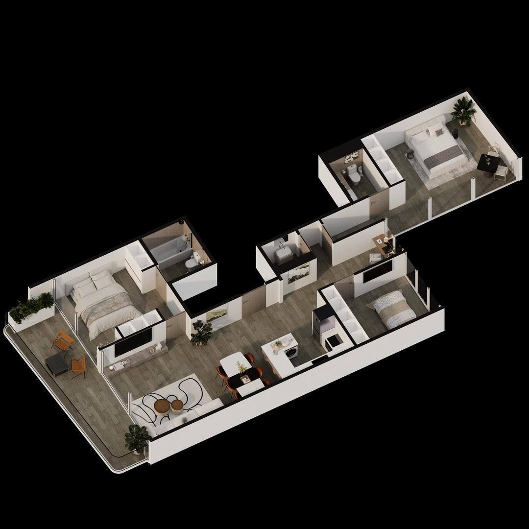 Departamento en Venta de 3 dormitorios