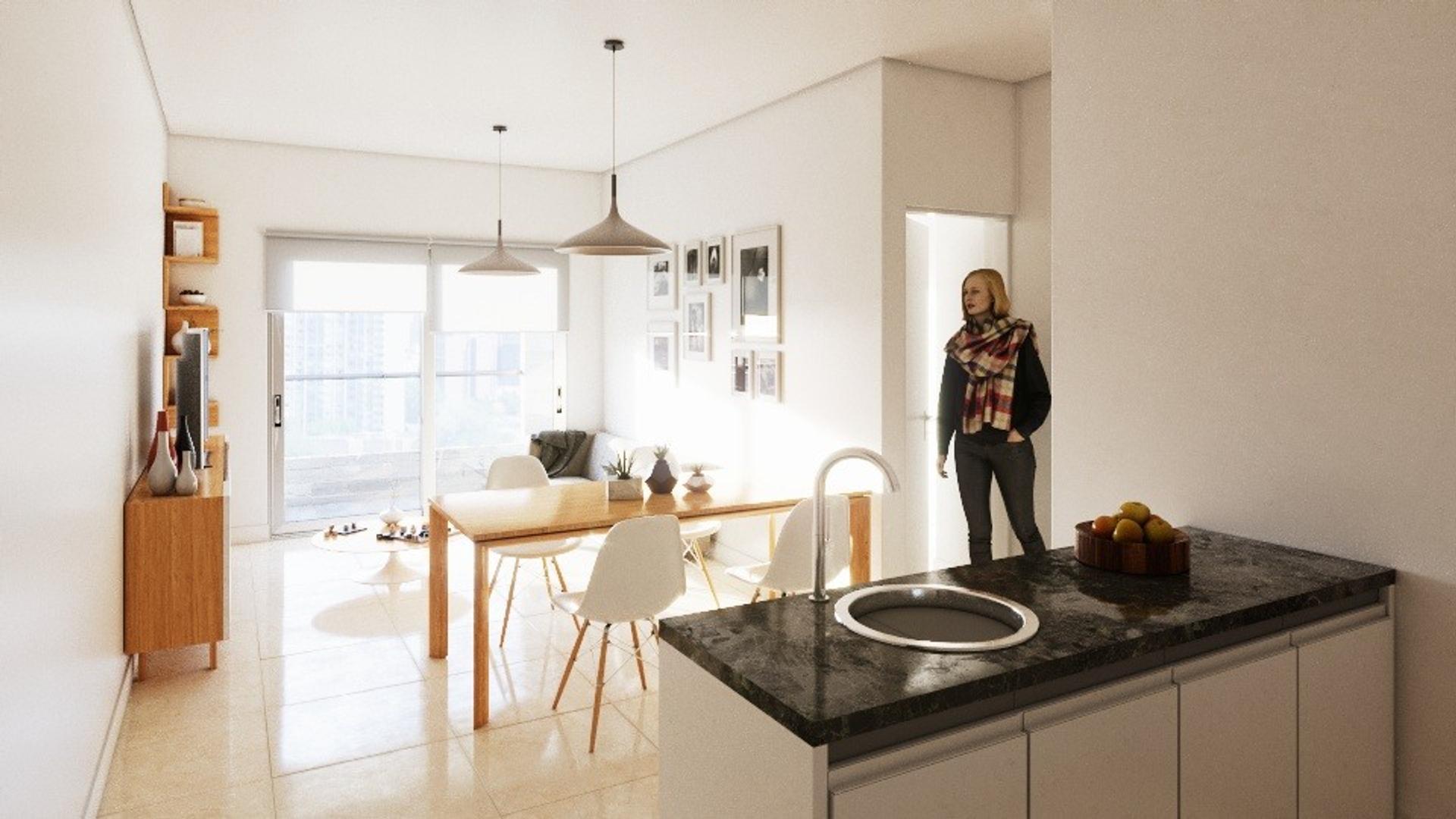 Departamento en Venta de 1 dormitorio