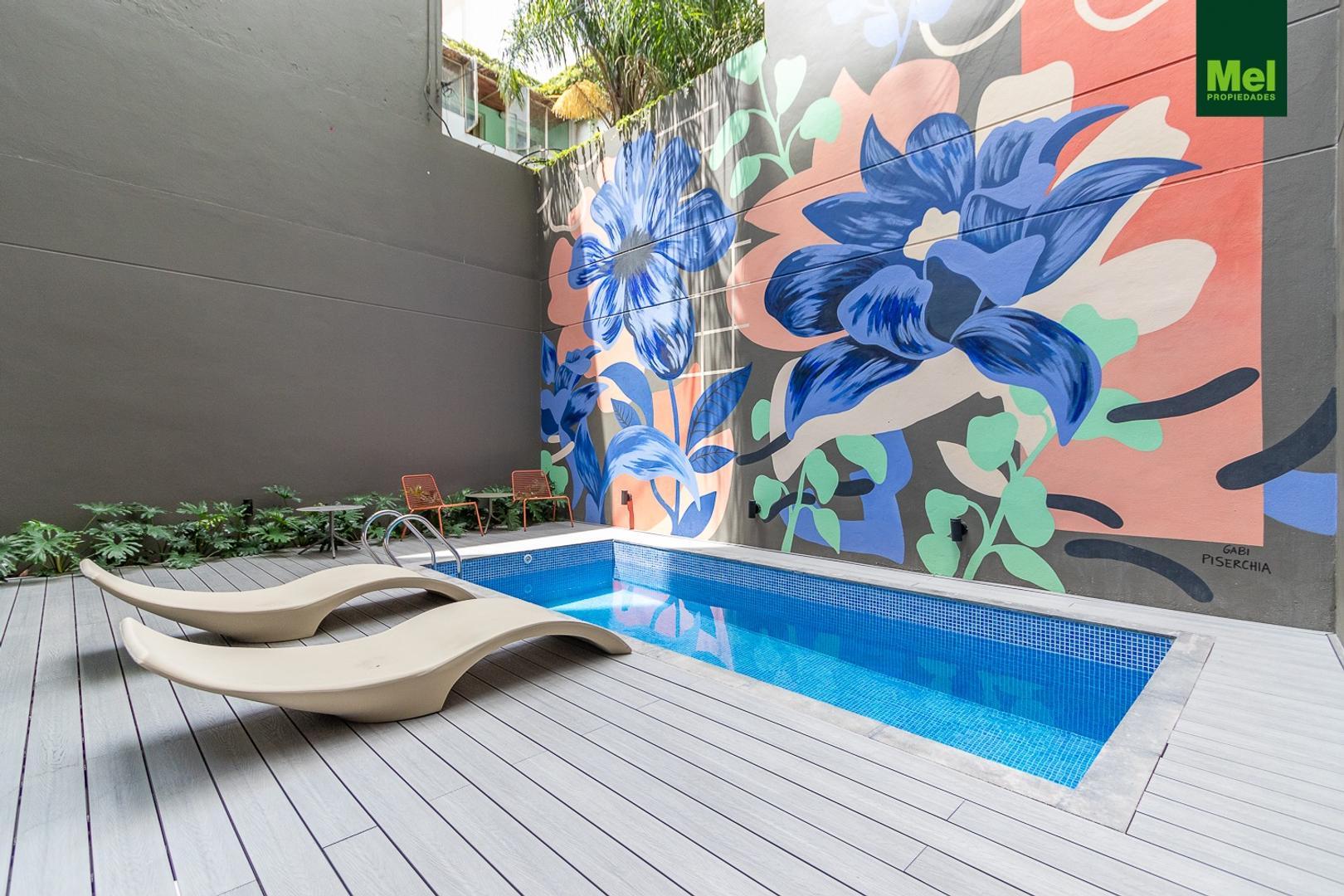 Departamento 2 ambientes con 1 baño