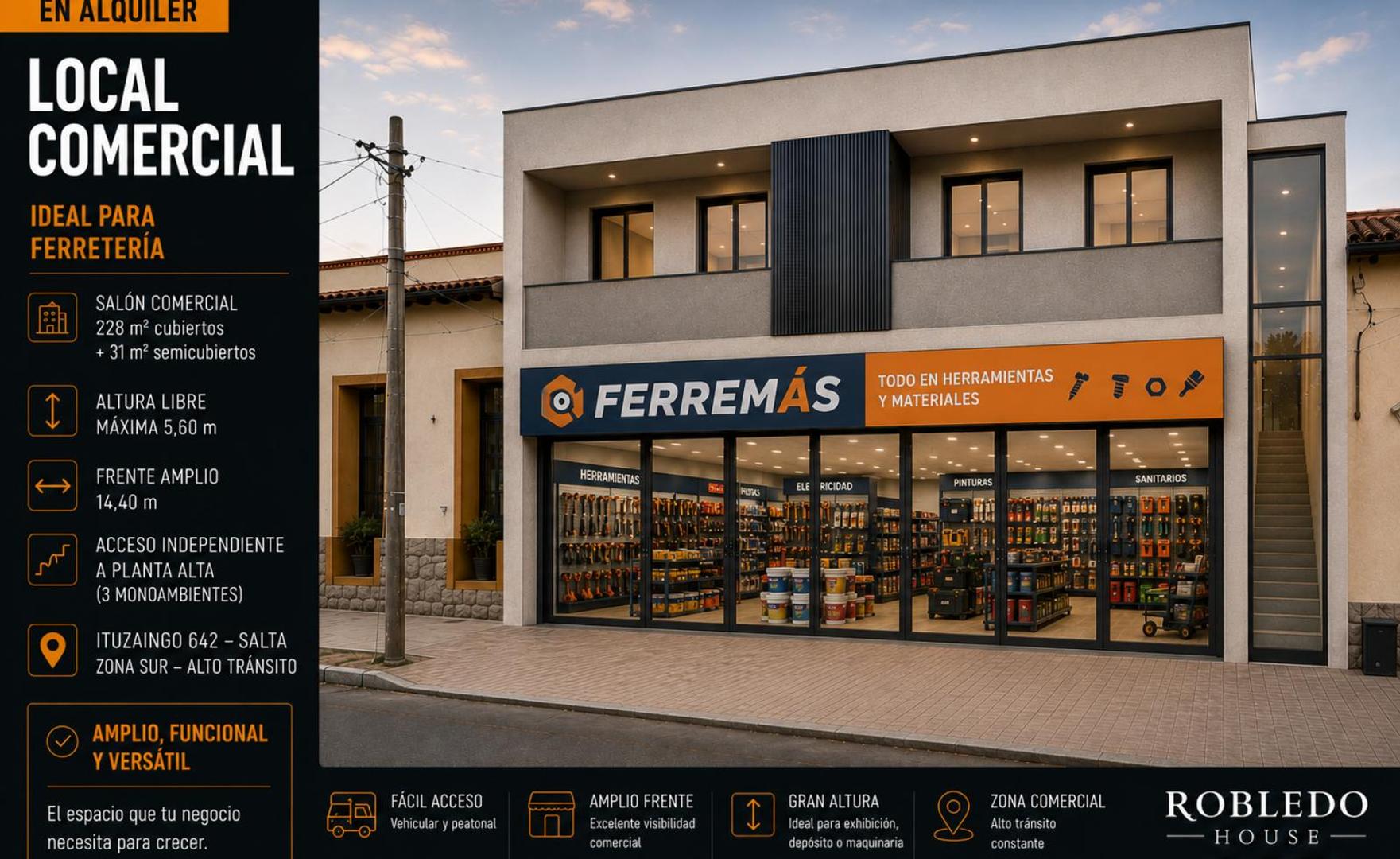 Local en Alquiler en Zona Centro, USD 3.500
