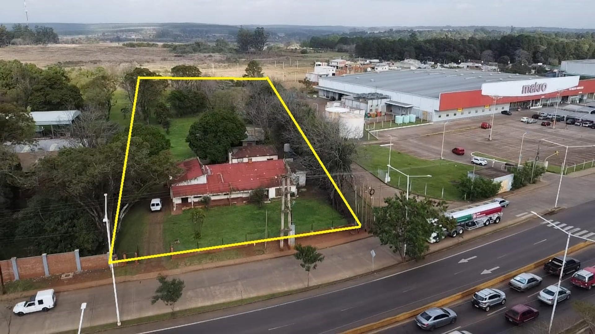 IMPORTANTE LOTE COMERCIAL DE 8000 M2  S/ RUTA 12