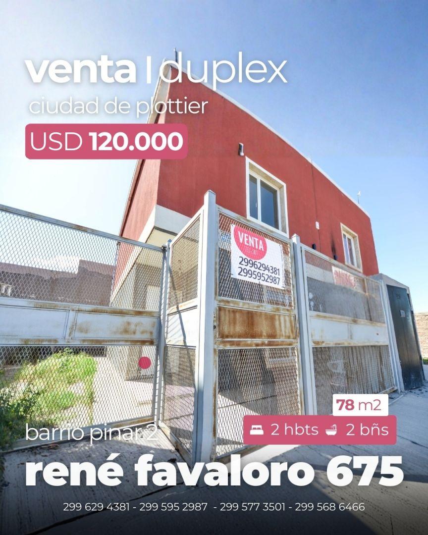 VENTA DUPLEX BARRIO PINAR 2 PLOTTIER