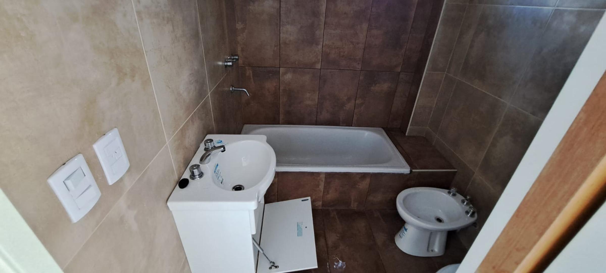 Departamento 2 ambientes con 1 baño