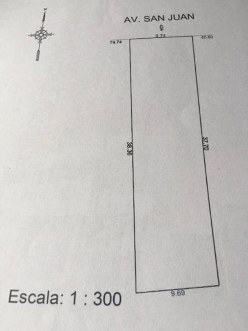 TERRENO con excelente ubicación para edificio  -  Apto todo destino