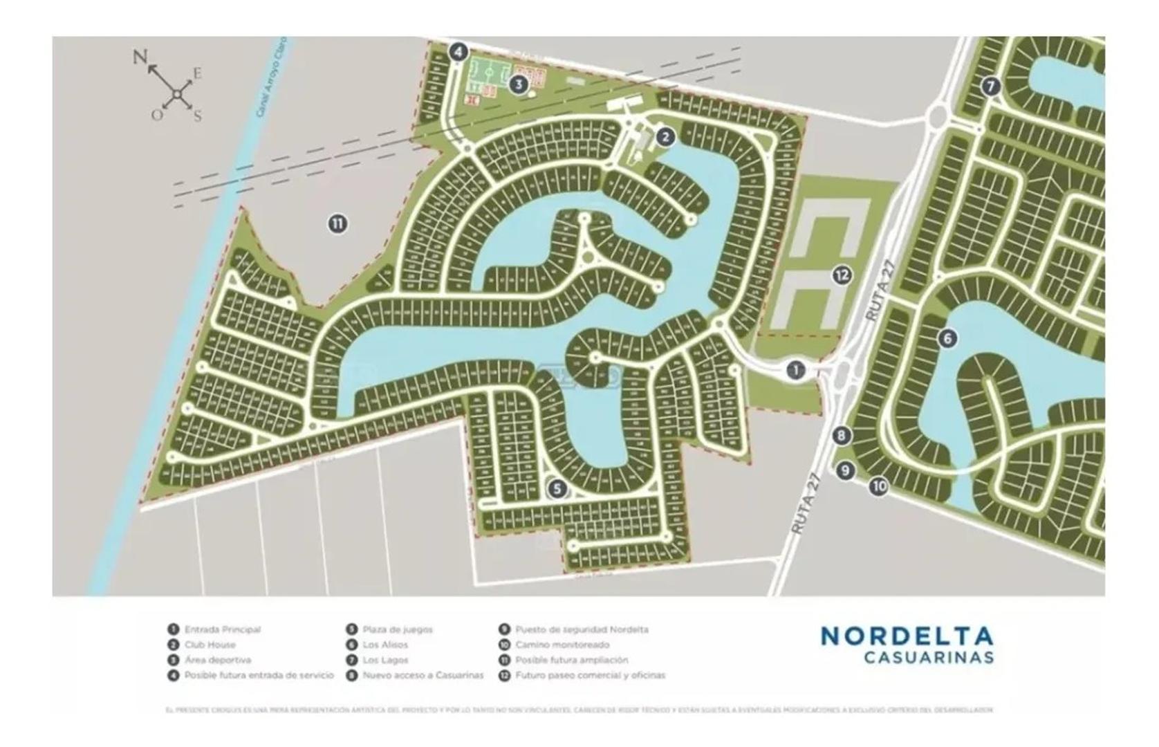 VENTA LOTE A ESTRENAR EN NORDELTA BARRIO LAS CASUARINAS