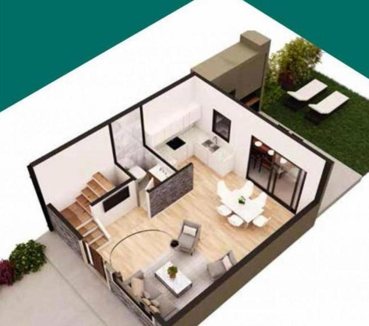 Departamento 4 ambientes con 2 baños