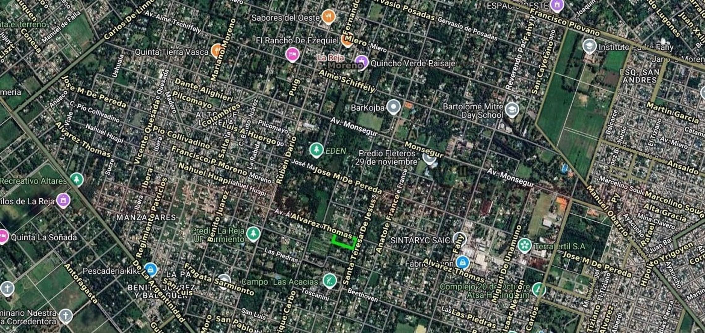 Terreno en Venta de 1200,0 m2