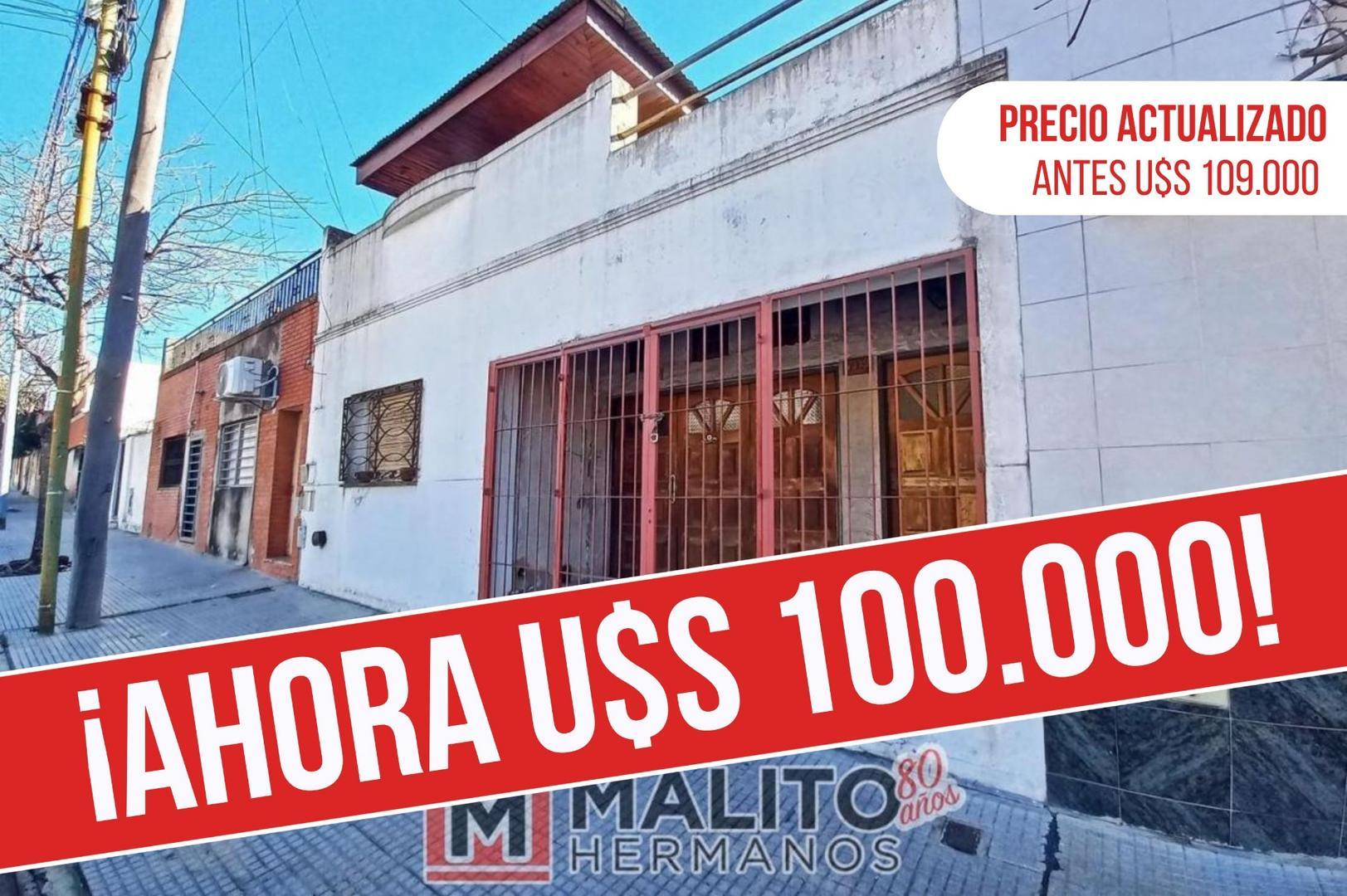 Venta Casa Lote Propio 7,80 x 13,50 en Villa Lugano