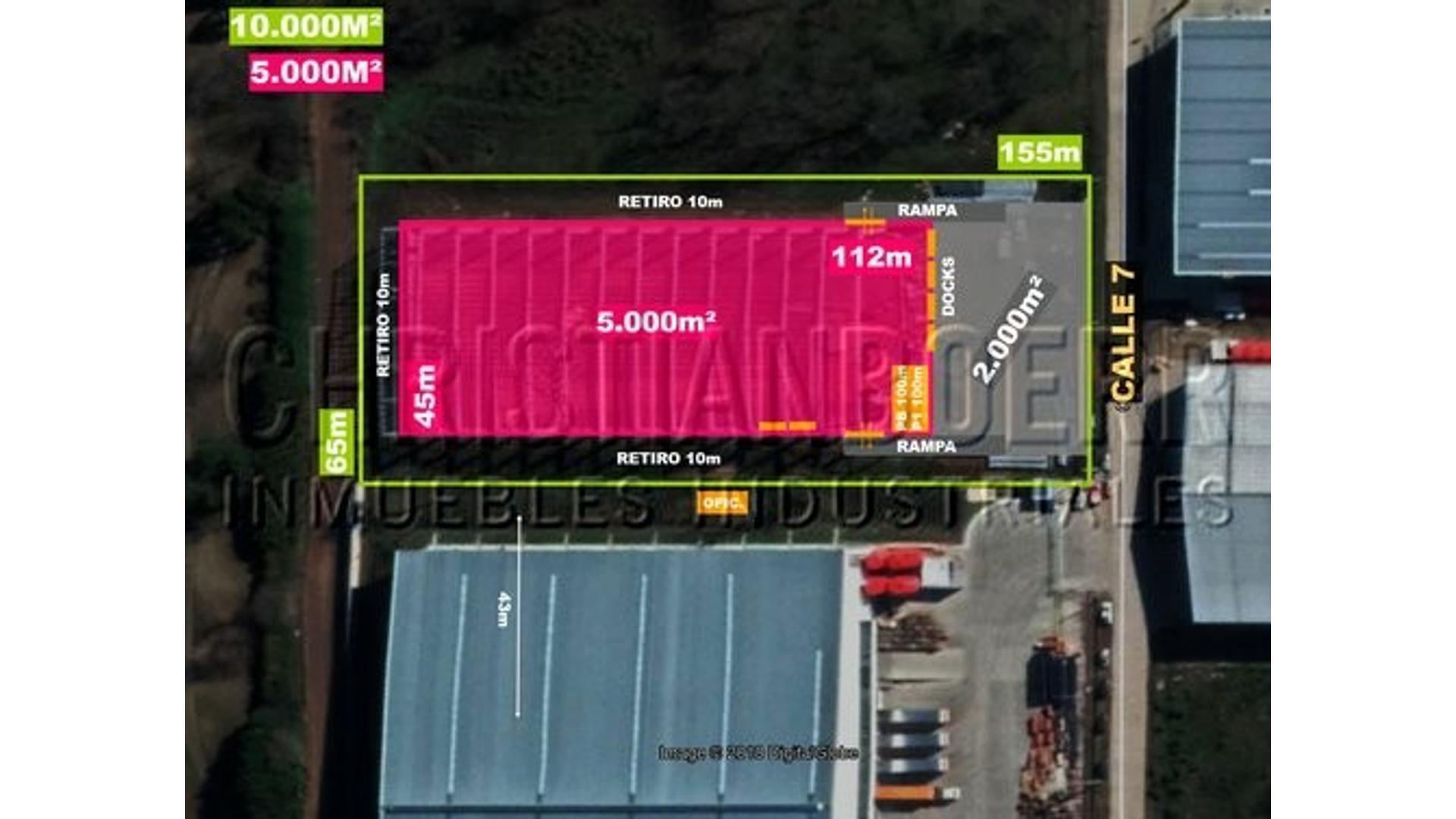 P IND PILAR - 5000M A ESTRENAR. DOCS DE CARGA. PLAYA. SPRINK